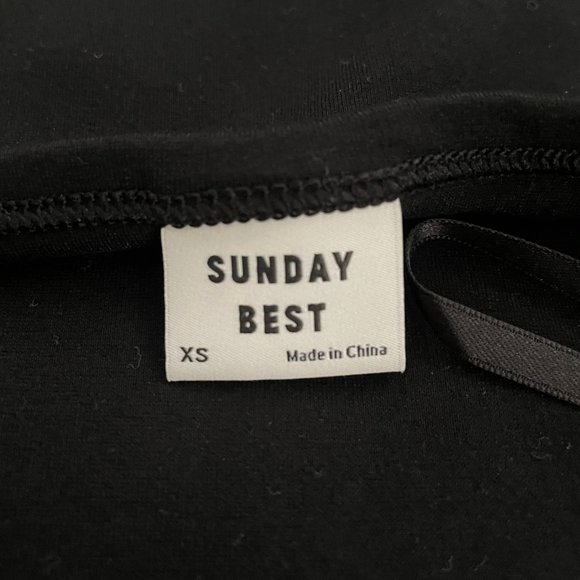 Aritzia Sunday Best Aubrey Halter Top in Black - Picture 4 of 6